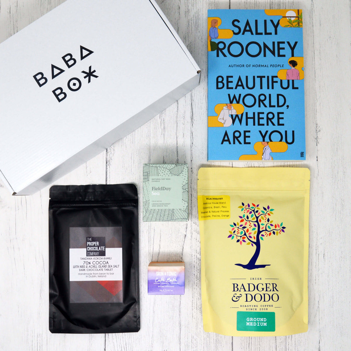 New Mum Unwind Gift Box - Baba Box - Sally Rooney