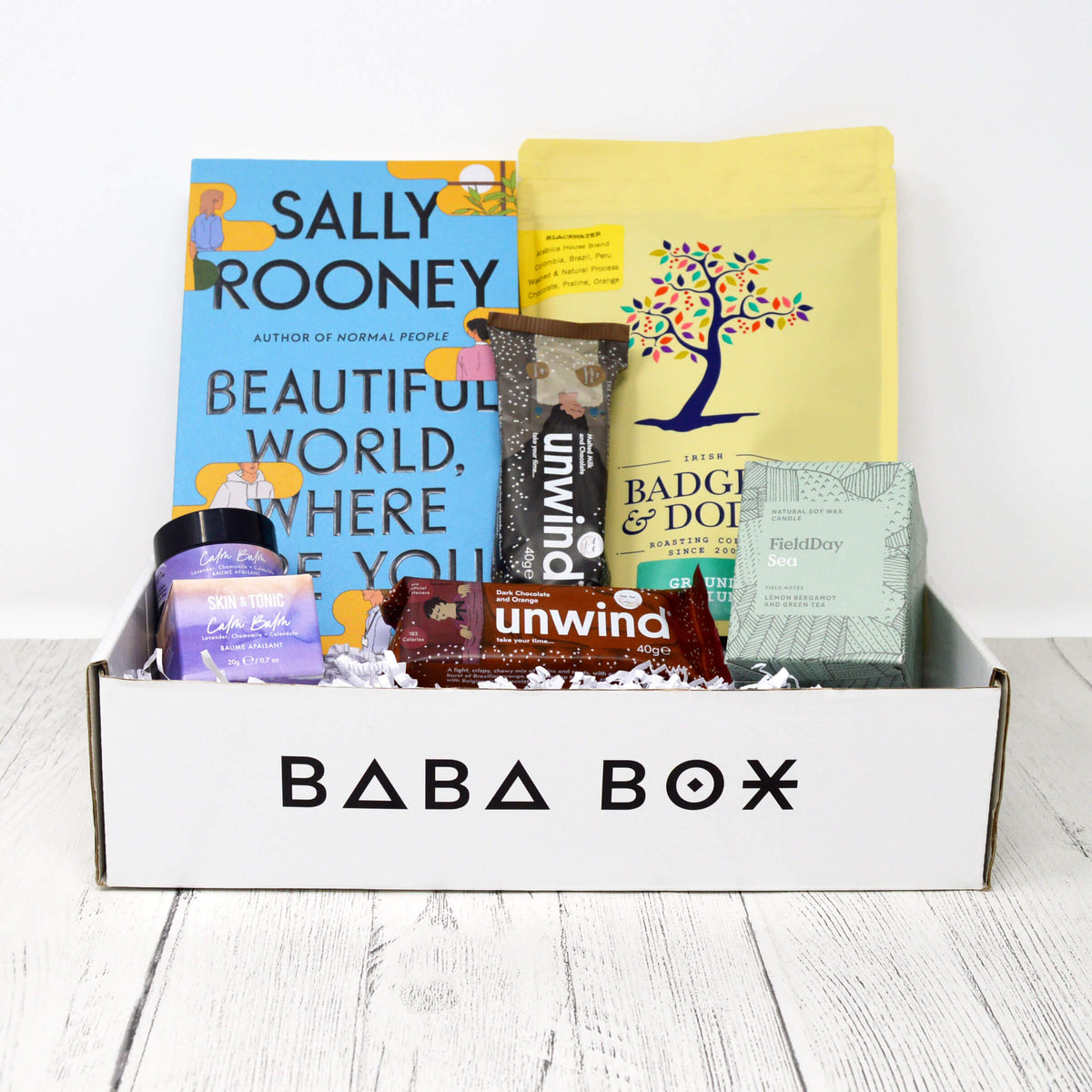 New Mum Unwind Gift Box - Baba Box - Sally Rooney